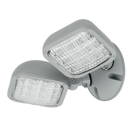 Compass Emergency Outdoor Twin Remote Lamp Head CWRD